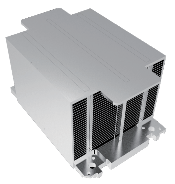 Radiateur 3DVC-2U entièrement en aluminium refroidi par air